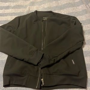 Jaanuu black scrub jacket